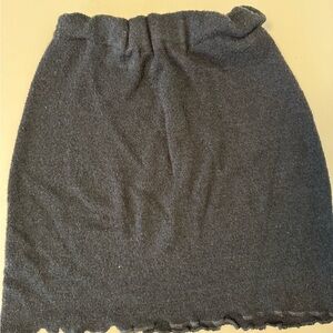 Chic Charcoal Mini Skirt